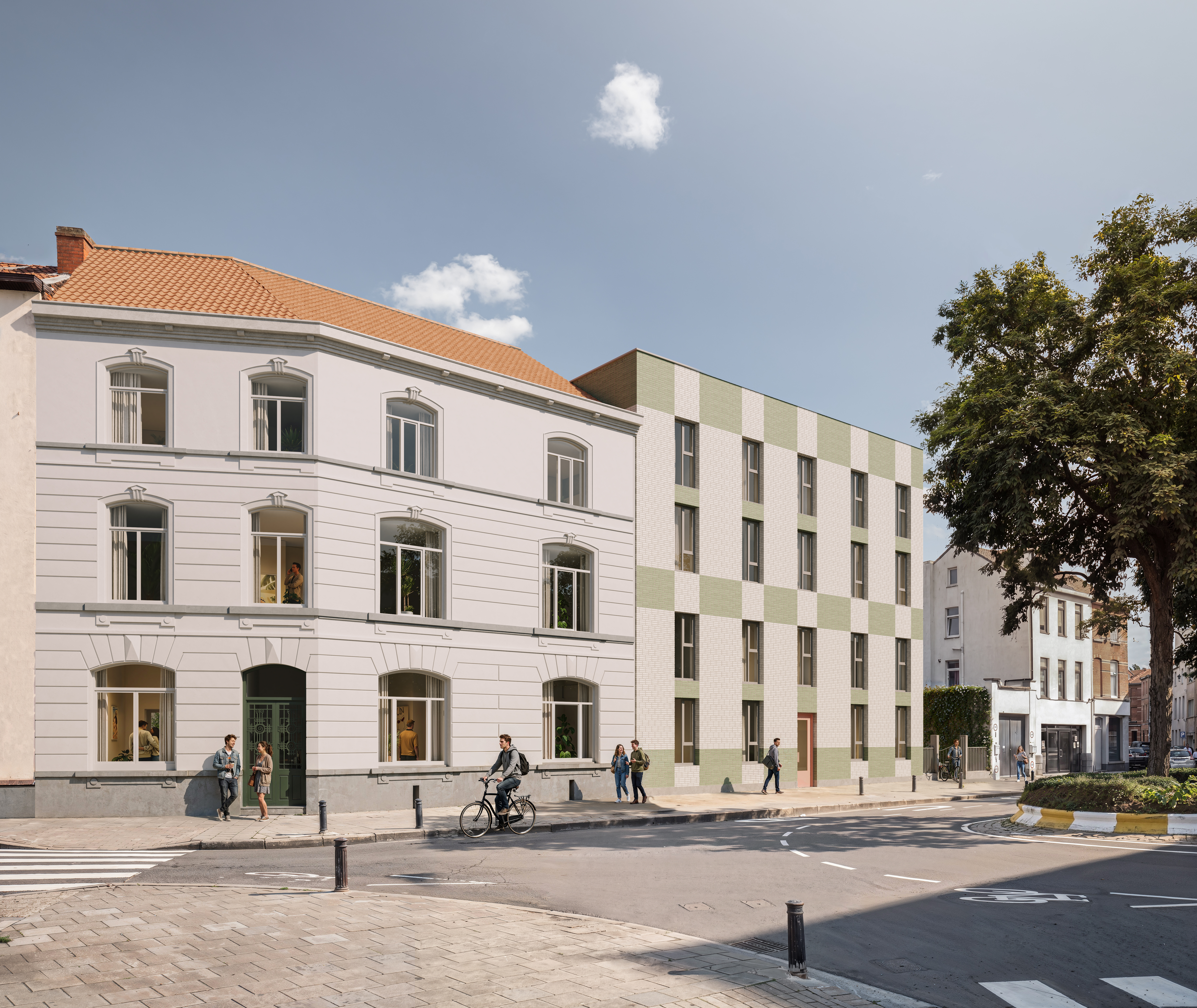 De Poort, zicht vanaf de Tolhuislaan
