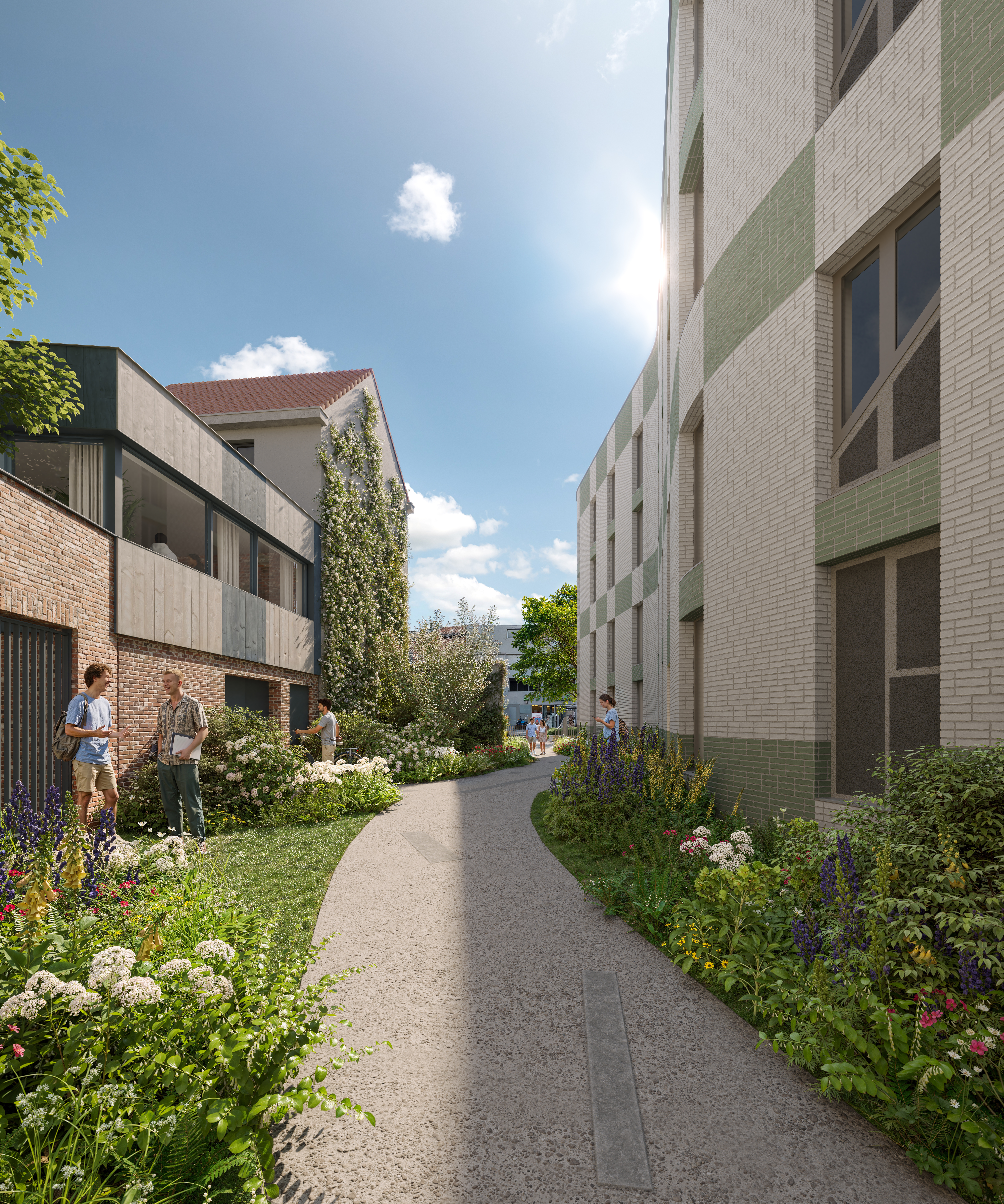 De Poort, groene passage tussen Berouw en de Tolhuislaan