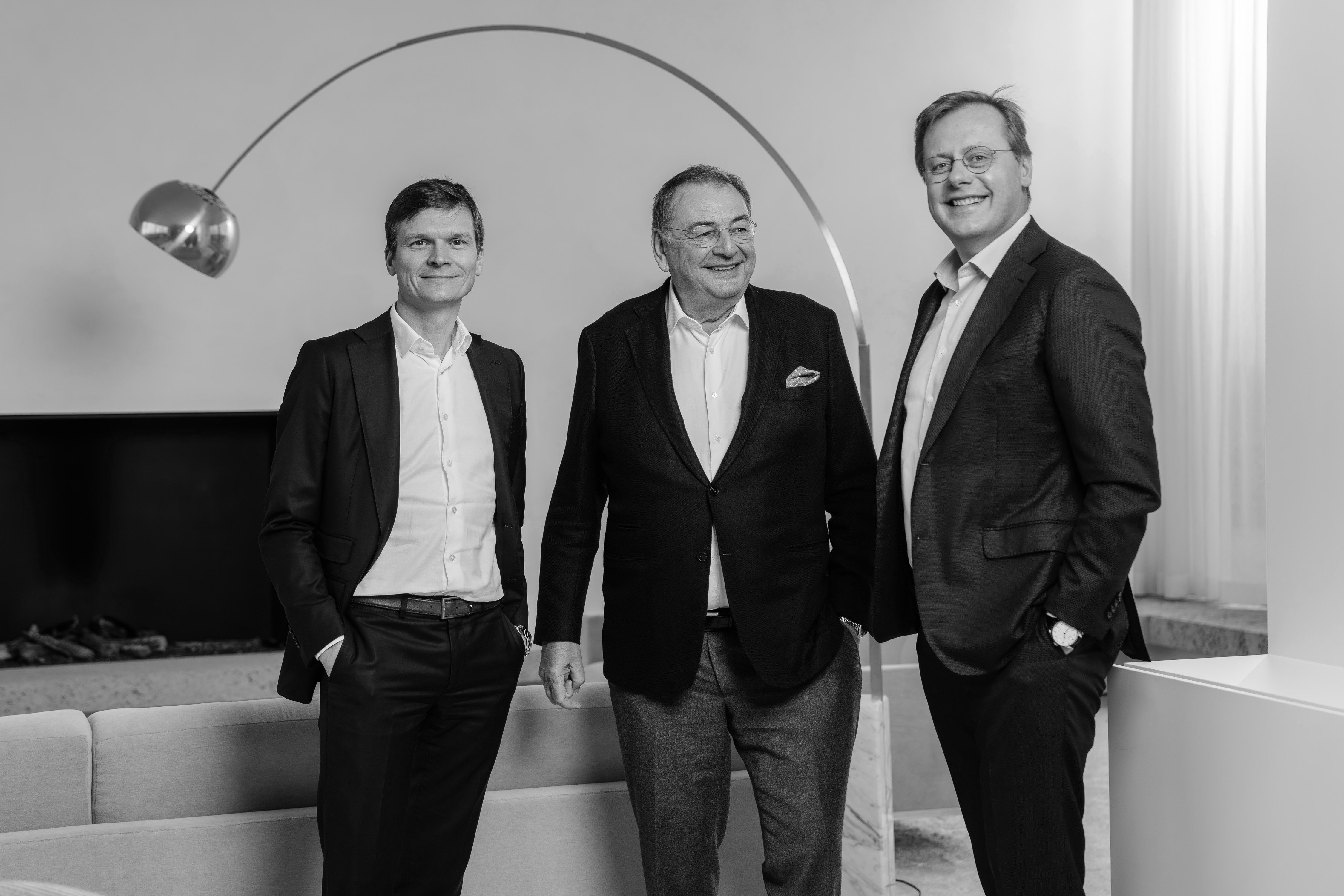 Davy Demuynck, Paul Thiers en Kristof Vanfleteren, founders ION
